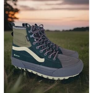 VANS Sk8-Hi GORE-TEX MTE Shoes Scarab Grape Leaf Hiking Boots Womens Size 6 NEW